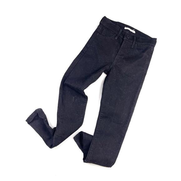 Levi's 720 High Rise Super Skinny Women's Jeans in Black Squared - Picture 6 of 8